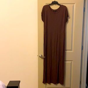 Brown maxi dress!